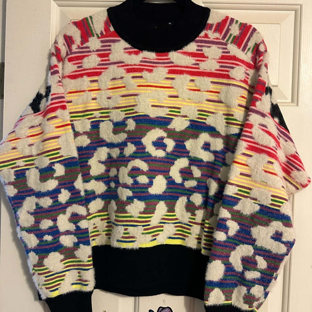Desigual Multicolor Patterned Women's Sweater
